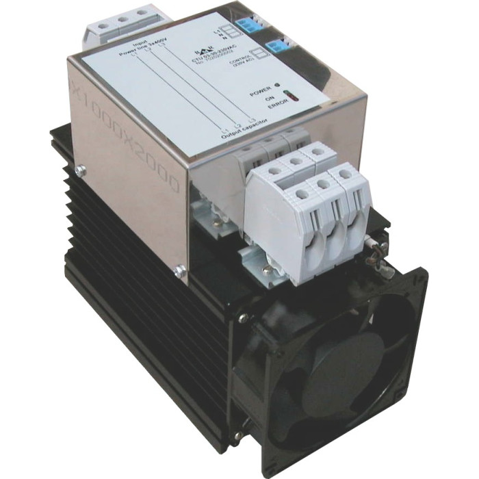 CTU02-400-30 Тиристорний контактор до 30 кВАр 3-фазний (Живлення 230В)