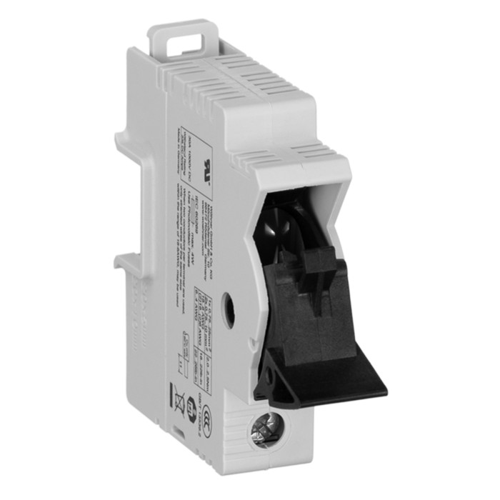 31572 Утримувач запобіжників Ambus EasyLiner 10х38,1р 30A/1000V DC (шина 20x5,10)