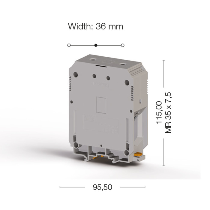 Клема Klemsan AVK Прохідна 240 мм - 0.0.0.3.04360