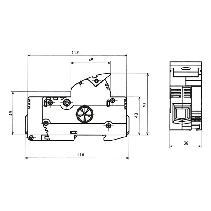 31120 Утримувач запобіжників Ambus 22х58 1р