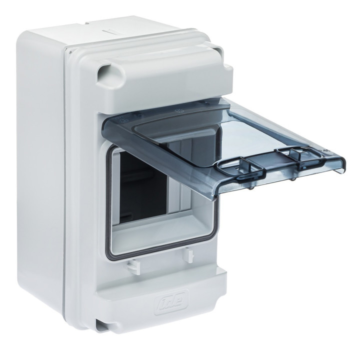 CDN4G/R Корпус розподільчий (ABS) ECOLOGY,1x4 модулів 177x102x105, IP65, в компл. шинами N і PE