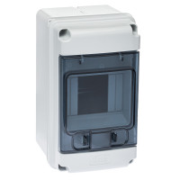 CDN4G/R Корпус розподільчий (ABS) ECOLOGY,1x4 модулів 177x102x105, IP65, в компл. шинами N і PE