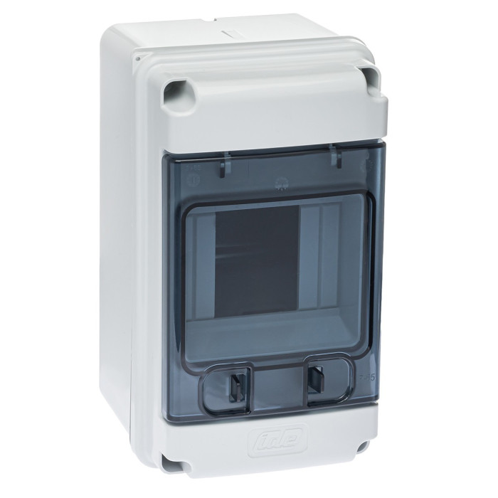 CDN4G/R Корпус розподільчий (ABS) ECOLOGY,1x4 модулів 177x102x105, IP65, в компл. шинами N і PE