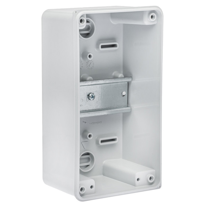 CDN4G/R Корпус розподільчий (ABS) ECOLOGY,1x4 модулів 177x102x105, IP65, в компл. шинами N і PE