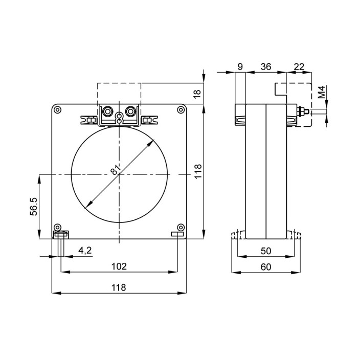 Трансформатор струму високоточний FRER TAT079 2000 А 2000/5 - TAT0792K0Y05