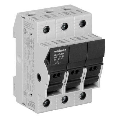 31113 Утримувач запобіжників Ambus 10х38 3р