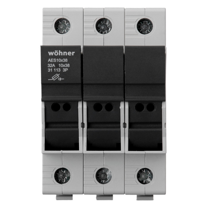 31113 Утримувач запобіжників Ambus 10х38 3р