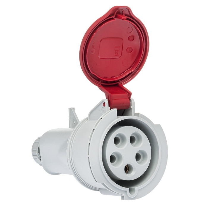 Розетка кабельна IDE MUNDIAL 3P+N+E 32 А 200/346–240/415 В IP44 - 03206