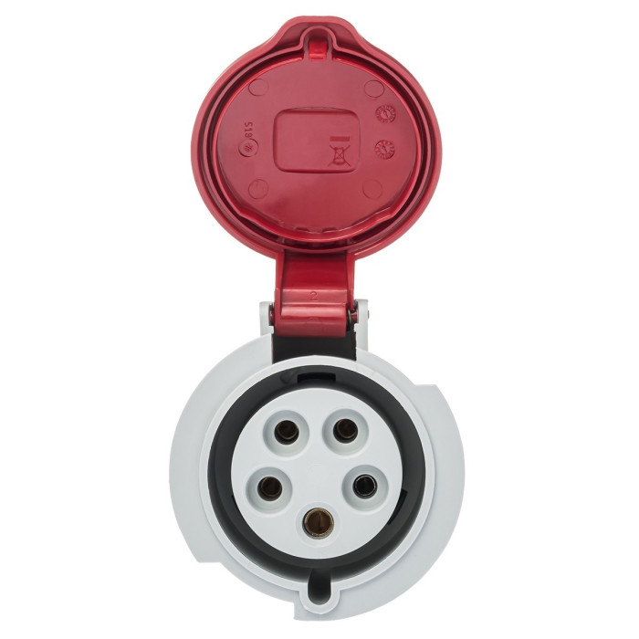 Розетка кабельна IDE MUNDIAL 3P+N+E 32 А 200/346–240/415 В IP44 - 03206