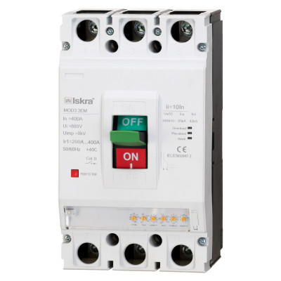 Автоматичний вимикач ISKRA MOD3 3P 400A 65 кА