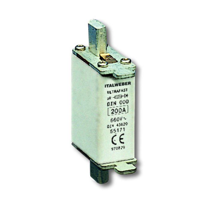 Ножовий запобіжник Italweber gR/aR NH000 315A - 1754315