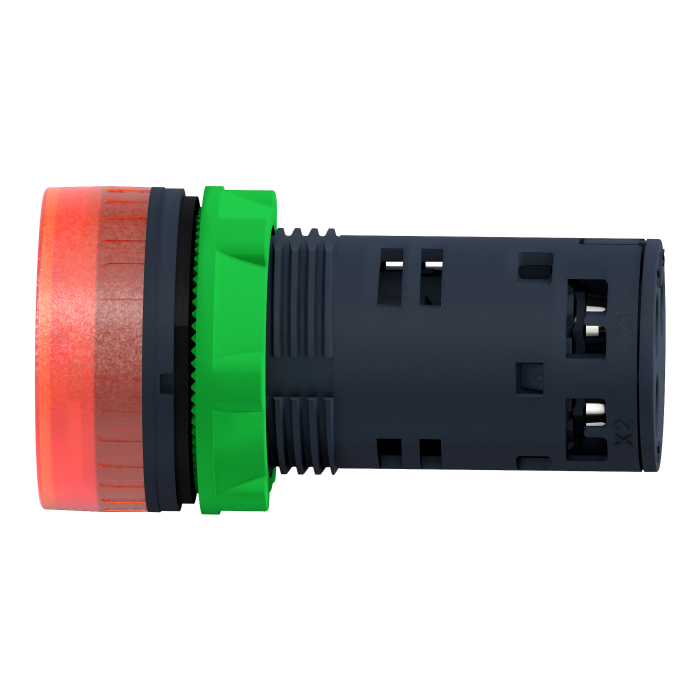 XB5KS2B4 ДЗВОНИК, НЕПЕР./ПЕР.СИГН.,ЧЕРВ.ПІДС.,24В