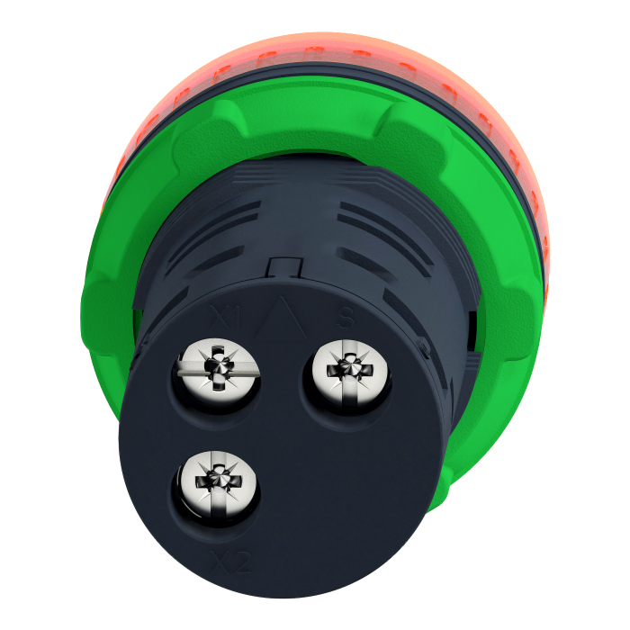 XB5KS2B4 ДЗВОНИК, НЕПЕР./ПЕР.СИГН.,ЧЕРВ.ПІДС.,24В