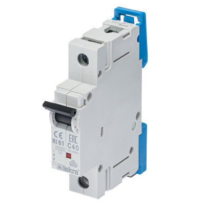 Модульний автоматичний вимикач ISKRA RI61 1P C40A 10кА