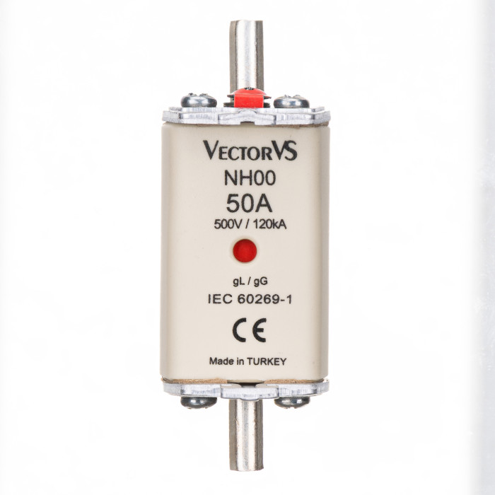 Запобіжник Ножовий Vector VS GENESIS NH00 50А 500V AC gG