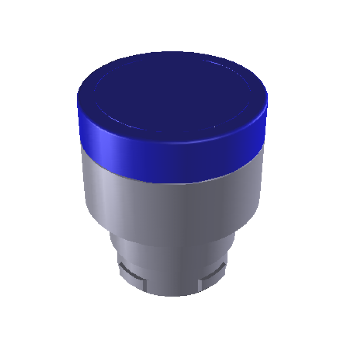 ECX 1194 Кнопка управління з фіксацією, синя