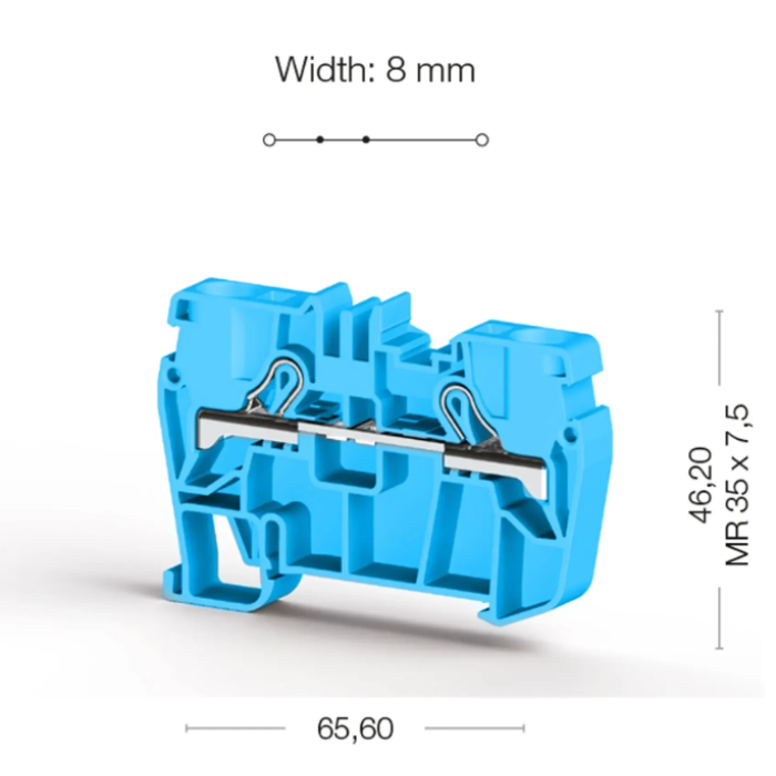 Клема Klemsan PYK Прохідна 6 мм - 0.0.0.3.07121