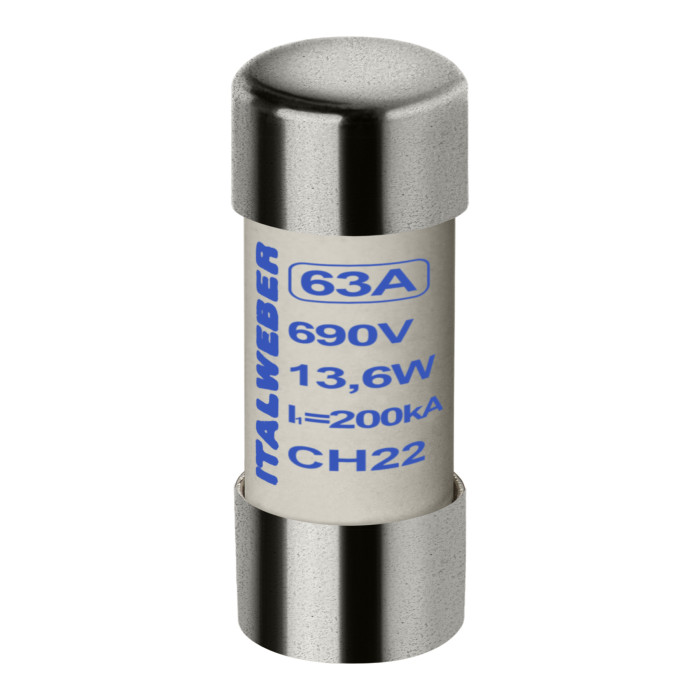 Запобіжник циліндричний Italweber CH22 100A aR 22x58 690В - 1462100