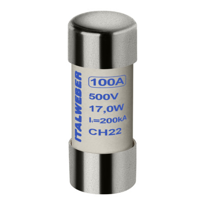 Запобіжник циліндричний Italweber CH22 100A aR 22×58 690V