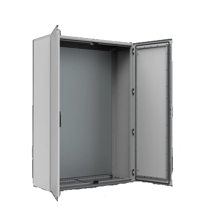 Шафа 2000х1200х500, 2-дверна, без МП, м'яка сталь, IP55 nVent HOFFMAN MKD - MKD20125PER5