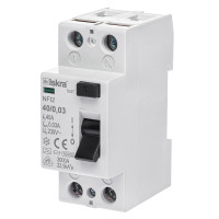 Пристрій захисного відключення ISKRA NFI2 40A 1P+N 0.03А