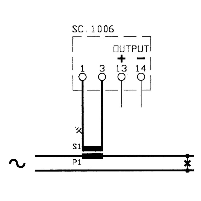 Перетворювач струму FRER MCOAS 0-20 мА 0-5 A - MSOAS1005X20A
