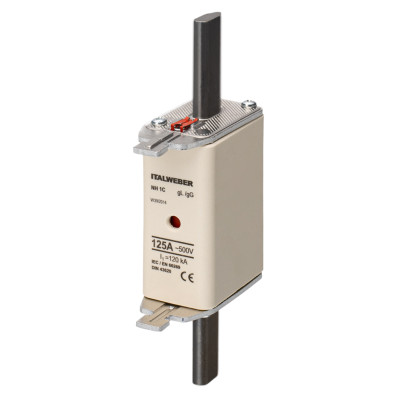 Ножовий запобіжник Italweber gG NH1 125A