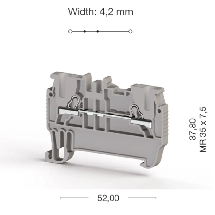 Клема Klemsan PYK Прохідна 1.5 мм - 0.0.0.3.07019