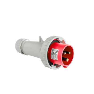 Вилка кабельна IDE MUNDIAL 2P+E 16A 380–415V IP66-67