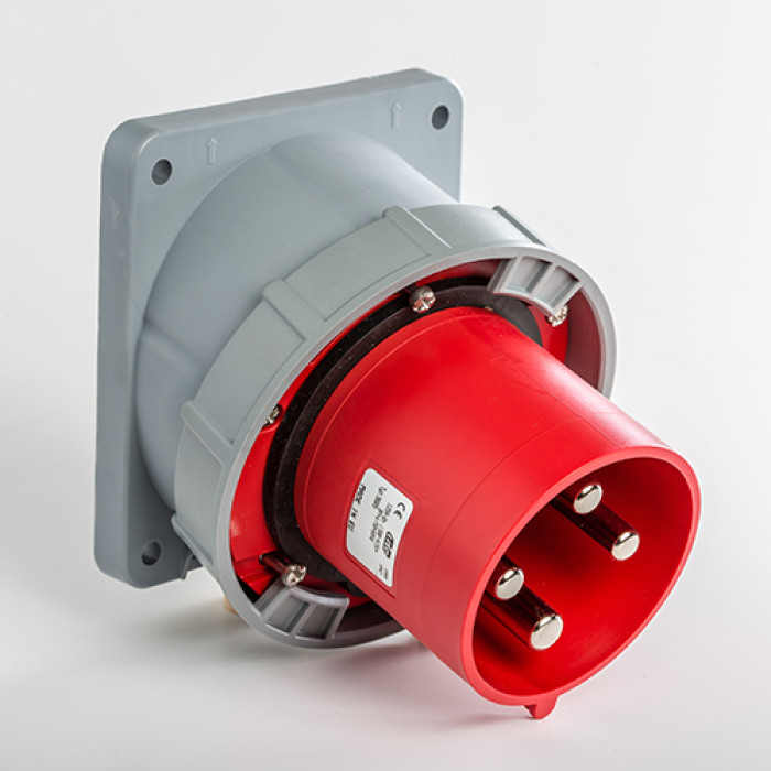 Вилка вбудована IDE MUNDIAL 3P+E 125 А 380–415 В IP66-67 - 03665