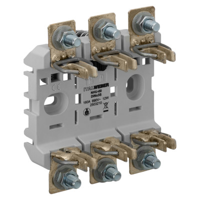 2503210 Тримач запобіжників NHU-00 DINx3S Kombi 160A 690V