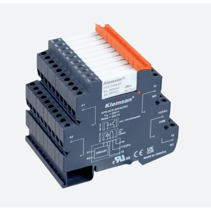 Інтерфейсне реле KPR-SCS 1PCO 6A 24V AC/DC