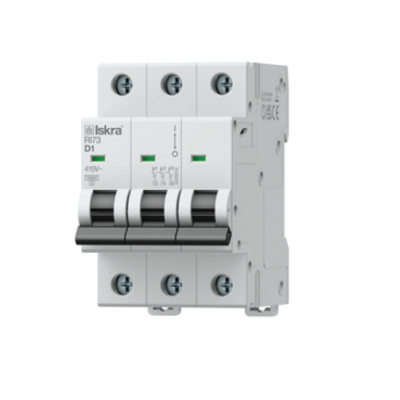Модульний автоматичний вимикач ISKRA RI73 3P D32A 10кА
