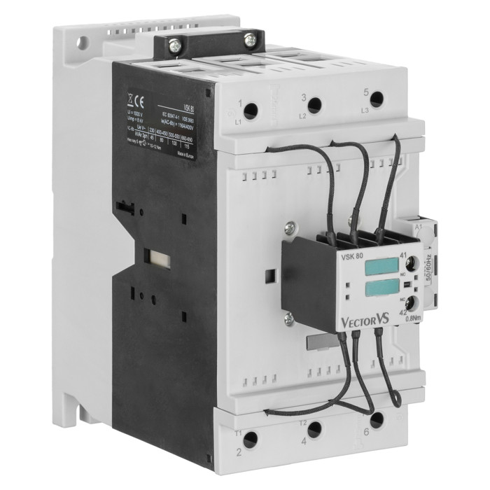Контактор для комутації конденсаторів до 80 кВАр VSK 80 10 230V 50/60Hz