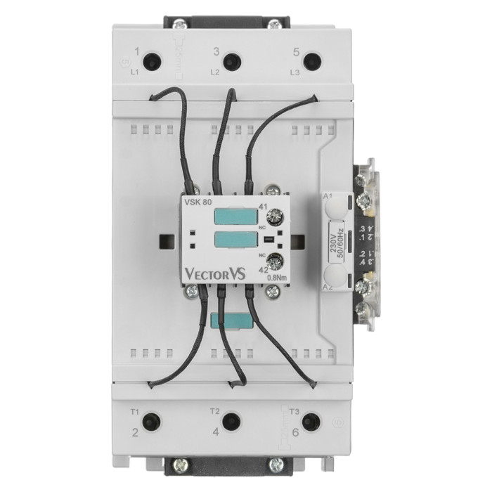 Контактор для комутації конденсаторів до 80 кВАр VSK 80 10 230V 50/60Hz