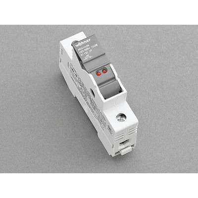 31130 Утримувач запобіжників Ambus 10х38 1р з LED індикацією