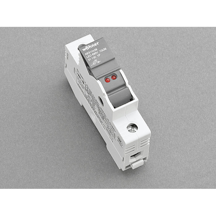 31130 Утримувач запобіжників Ambus 10х38 1р з LED індикацією