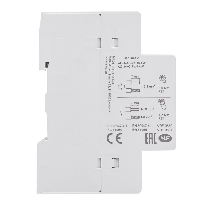 Модульний контактор ISKRA IKD 25A 24В AC/DC 4NO - 030046031000