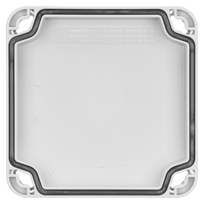 Клемна коробка IDE 121×121x68mm, IP65