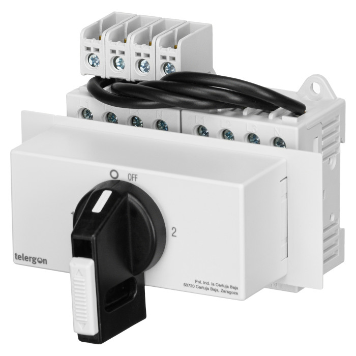 Модульний перемикач навантаження TELERGON ZBK 4P 25A - ZBK25SMAH1U4