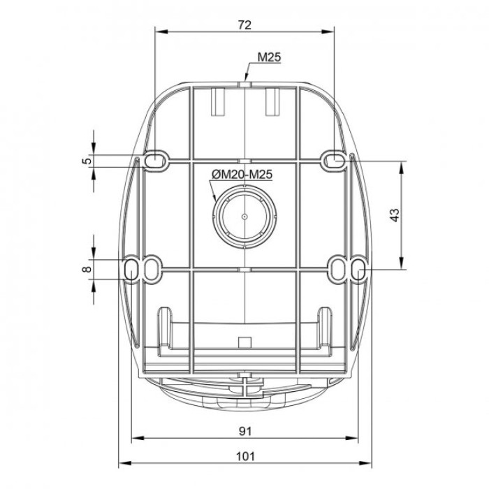 Розетка настінна IDE MUNDIAL 2P+E 32 А 380–415 В IP44 - 03324