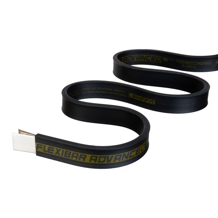 Шина мідна луджена гнучка в ізоляції nVent ERIFLEX Flexibar Advanced 4×20х1 L2m 402A