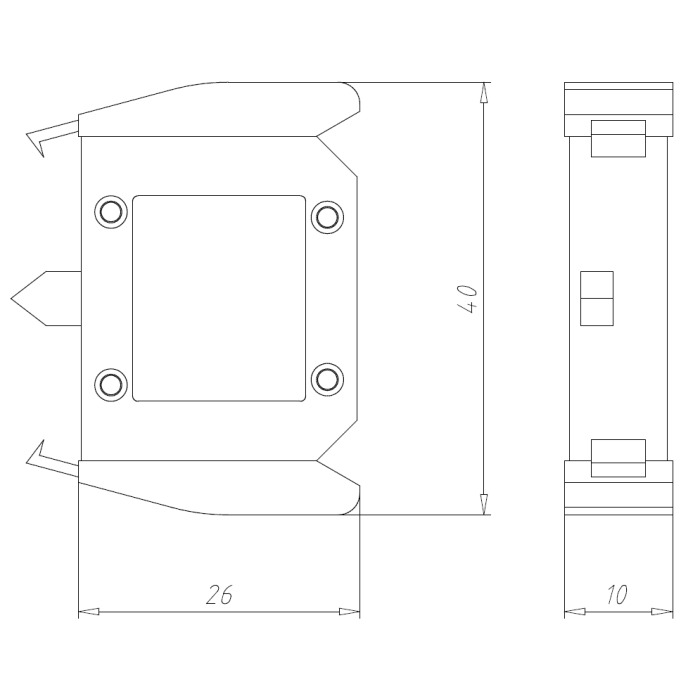 ECX 1040N Контакт відкритий IP20