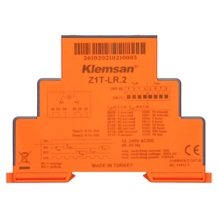 Реле часу Klemsan напряму обертання двигуна Z1T-LR.2