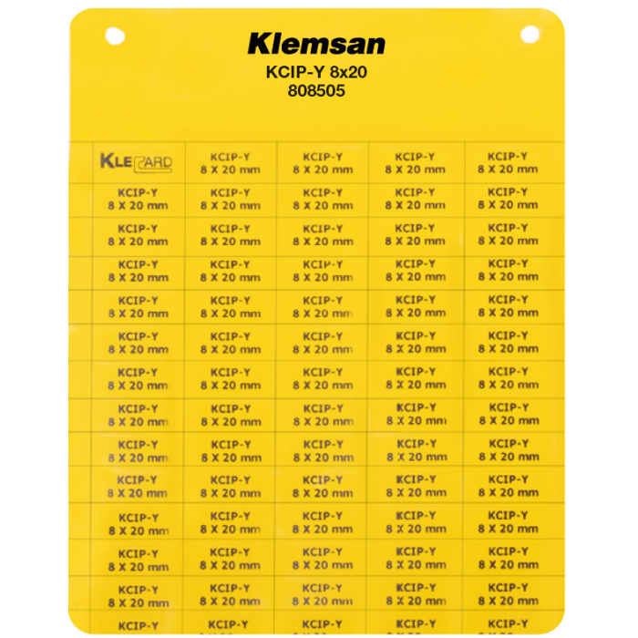 0.0.0.8.08503* Самоклеюча маркувальна вінілова етикетка KCIP-Y 6x15 (1 компл = 154 шт | пак = 20 ко)