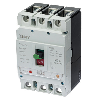 Автоматичний вимикач ISKRA MOD2 3P 250A 50 кА