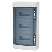 Розподільчий щит навісний Vector VS ROCA 36 мод. IP65 прозорі дверцята