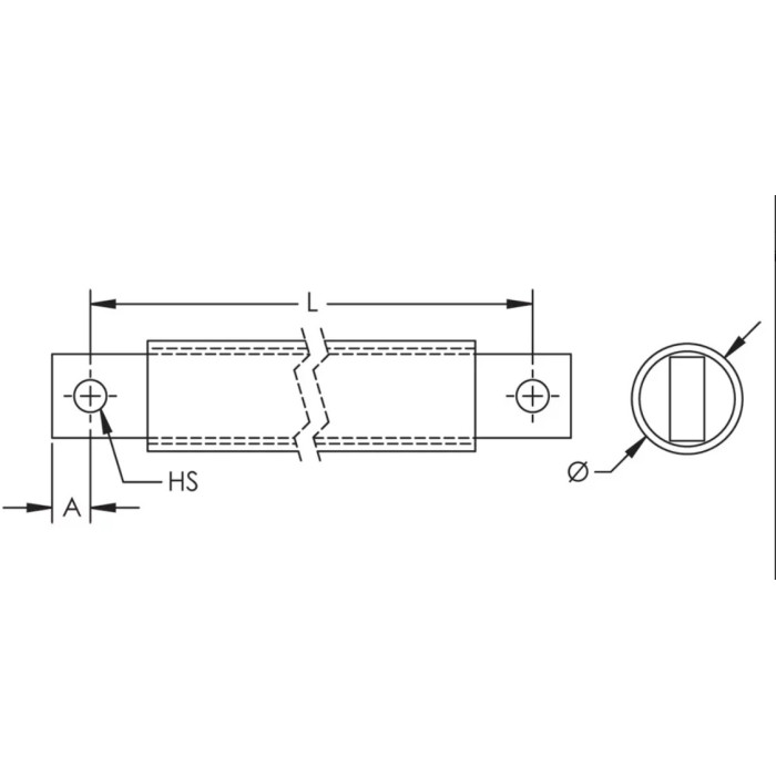 Шина мідна плетена в ізоляції луджена nVent Eriflex IBS 50-530-10 - 534510