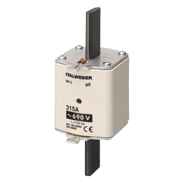 Ножовий запобіжник Italweber gG NH2 315A - 1620315