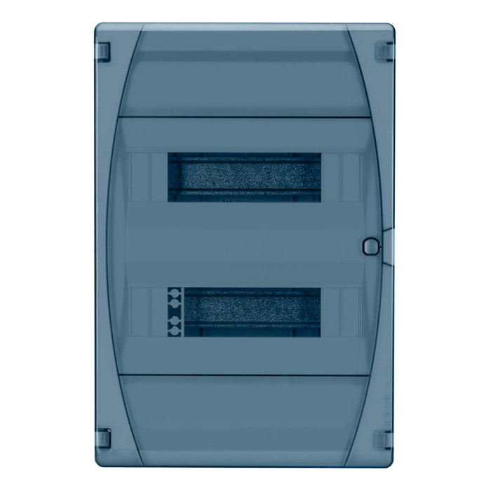 GPS24PT/RR Корпус розподільчий GOLD, 2x12 (24) модулі, навісного виконання, прозорі двері, IP40